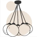 دسته-بندی-لوستر-مولکولی-روشنایی-کلاسیک-لایت