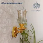 تصویر-بدون-ادیت-چراغ-دیواری-مدل-مینا-طلایی