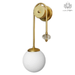 چراغ-دیواری-مدل-هلال-طلایی