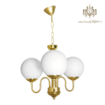 لوستر-سه-شعله-سپیدان-طلایی