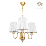 لوستر-سه-شعله-شیدا-طلایی