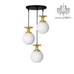 لوستر-آویز-سه-شعله-کریستال