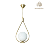 لوستر-آویز-مدل-قطره-طلایی