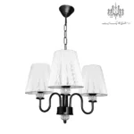 لوستر-سه-شعله-شیدا-مشکی