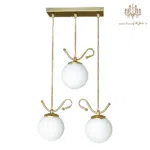 لوستر-آویز-سه-شعله-مدل-قو