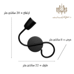 ابعاد دیواری پیچک