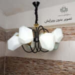 لوستر ۸ شعله مدل الماسی - Image 4