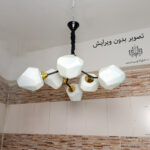 بدون ادیت لوستر شاخه ای