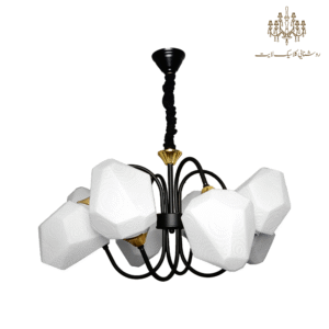 لوستر 8 شعله الماسی